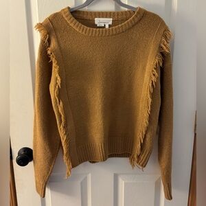 Anthropologie Fringe Sweater